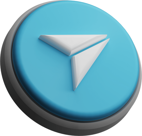 3D Paper Plane Icon